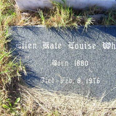 WHITE Ellen Kate Louise 1880-1976