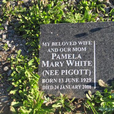 WHITE Pamela Mary nee PIGOTT 1929-2008