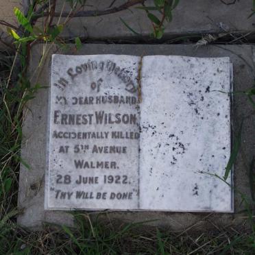 WILSON Ernest -1922