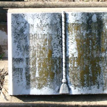 WILSON J. Bruce 1896-1947 &amp; Alice B. 1900-1953