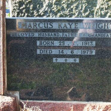 WRIGHT Marcus Kay 1913-1979