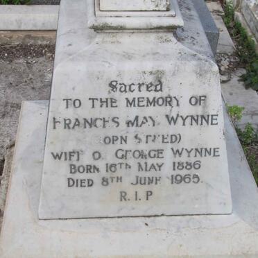 WYNNE Frances May nee STEED 1886-1965