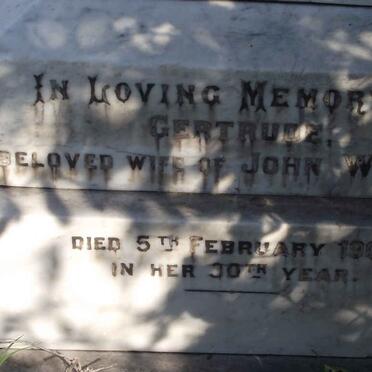 WYNNE Gertrude -1906