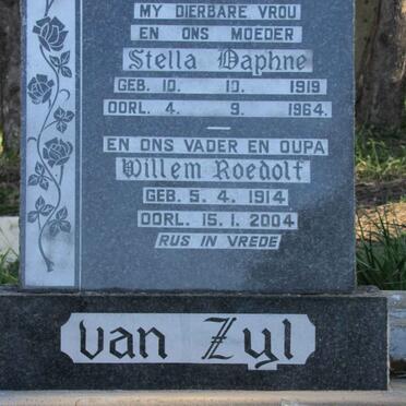 ZYL Willem Roedolf, van 1914-2004 &amp; Stella Daphne 1919-1964