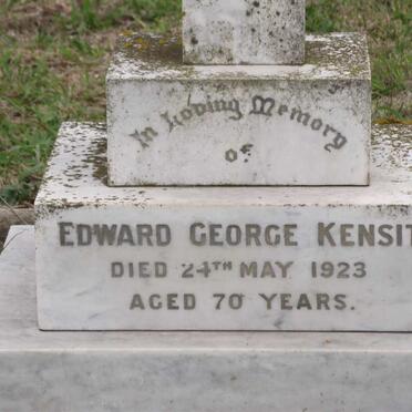 KENSIT Edward George -1923
