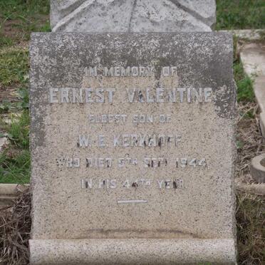KERKHOFF Ernest Valentine -1944