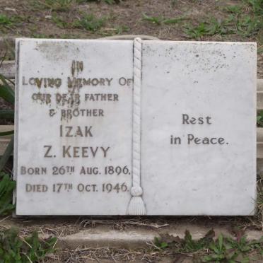 KEEVY Izak Z 1896-1946