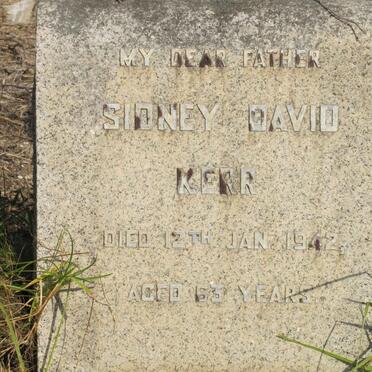 KERR Sidney David -1942