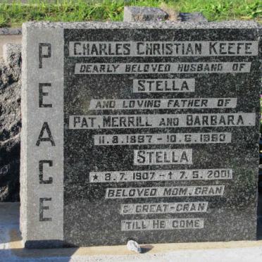 KEEFE Charles Christian 1897-1960 &amp; Stella 1907-2001