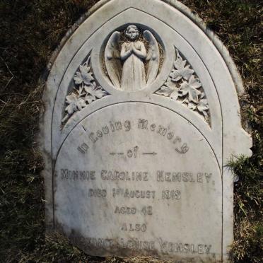KEMSLEY Minnie Caroline -1918 :: KEMSLEY Constance Louise -1920