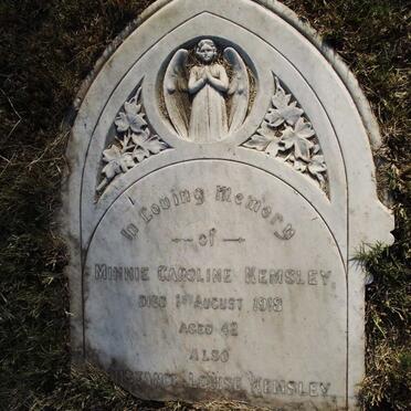 KEMSLEY Minnie Caroline -1918 :: KEMSLEY Constance Louise -1920