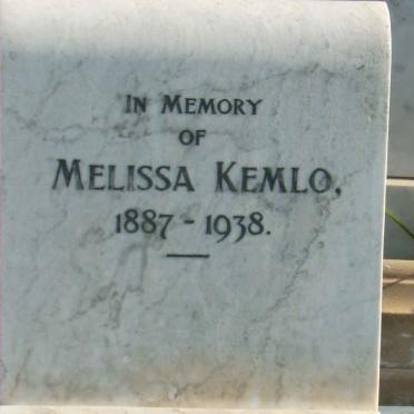 KEMLO Melissa 1887-1938