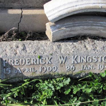 KINGSTON Frederick W. 1909-1948