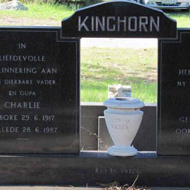 KINGHORN Charlie 1917-1987 &amp; Tina 1922-1972