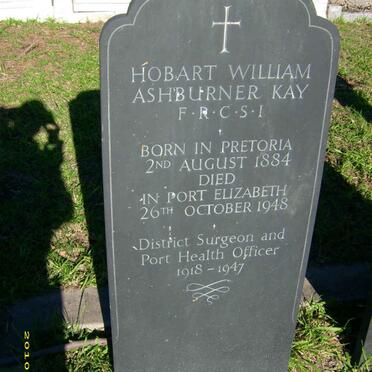 KAY Hobart William Ashburner 1884-1948