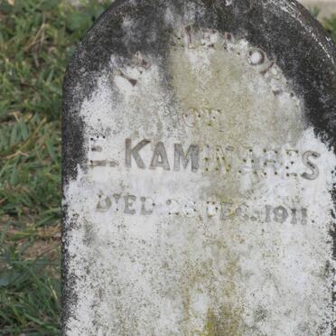 KAMINARES E. -1911
