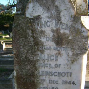 KLEINSCHOTT Alice -1944