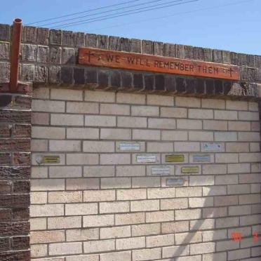 2. Memorial Wall
