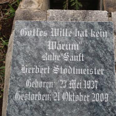 STODTMEISTER Herbert 1937-2009