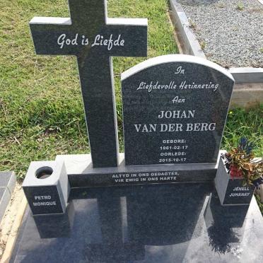 BERG Johan, van der 1961-2015