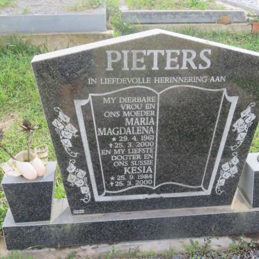 PIETERS Maria Magdalena 1961-2000 :: PIETERS Kesia 1984-2000
