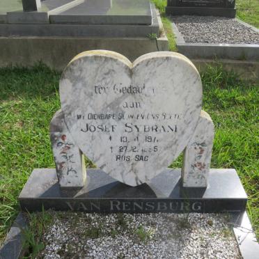 RENSBURG Josef Sybrand, van 1971-19?5