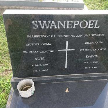 SWANEPOEL Dawie 1915-2006 &amp; Adri 1919-2006