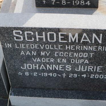SCHOEMAN Johannes Jurie 1940-2003 :: SCHOEMAN Heinrich Nico 1963-1984