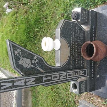 TONDER Cornelius, van 1924-2006 &amp; Johanna E.F.