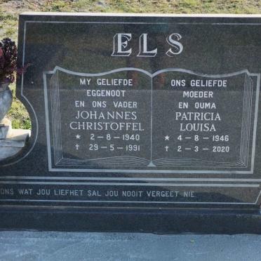 ELS Johannes Christoffel 1940-1991 &amp; Patricia Louisa 1946-2020
