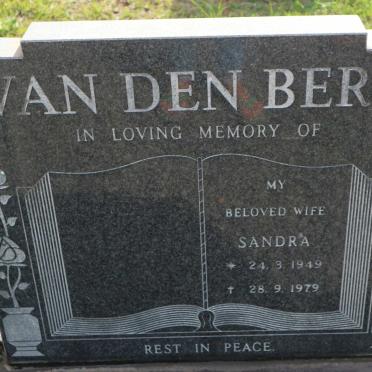 BERG Sandra, van den 1949-1979