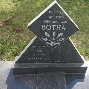 BOTHA Nic 1953-1994