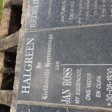 HALGREEN Jan Ross 1930-2003