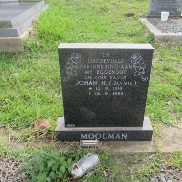 MOOLMAN Johan H. 1919-1994