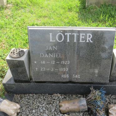 LOTTER Jan Daniel 1923-1993