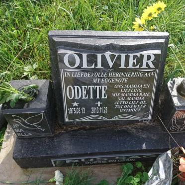 OLIVIER Odette 1975-2013