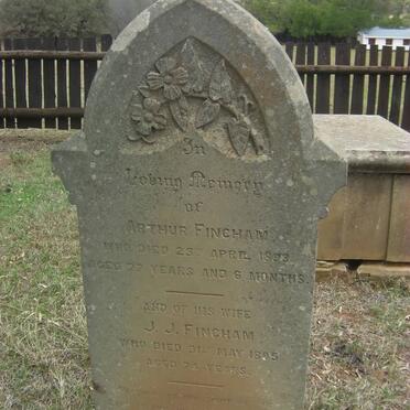 FINCHAM Arthur -1893 &amp; J.J. -1895