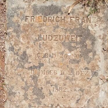 LUDZUWEIT Friedrich Franz 1892-1892