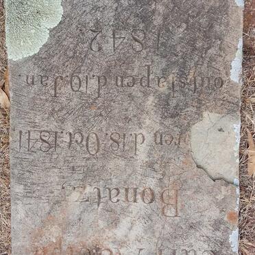 BONATZ Carl Adolph 1841-1842