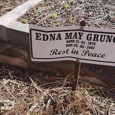 GRUNOW Edna May 1926-2002