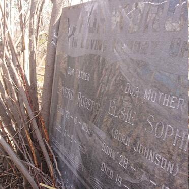 FORWORD Ernest Robert 1885-1969 &amp; Elsie Sophia JOHNSON 1890-1965