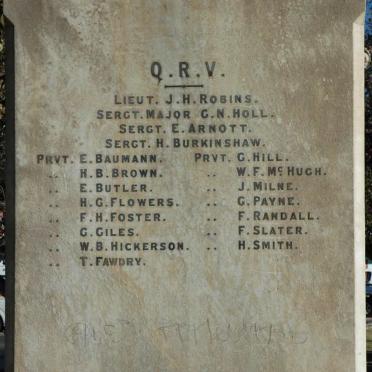 Eastern Cape, QUEENSTOWN, British War Memorial