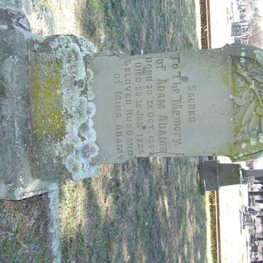 ADAMS Adam 1869-1926