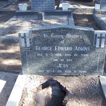 ADKINS George Edward -1981 &amp; Jean -1981