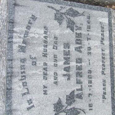 ADEY James Alfred 1889-1945 &amp; Jessie Joyce 1881-1952