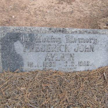 AYLWIN Frederick John 1939-1952