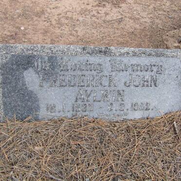 AYLWIN Frederick John 1939-1952