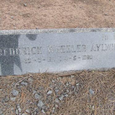 AYLWIN Frederick Wheeler 1911-1980