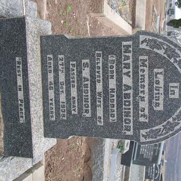 ABDINOR Mary nee HADDAD -1939