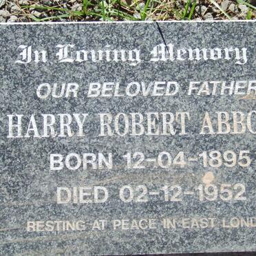 ABBOTT Harry Robert 1895-1952